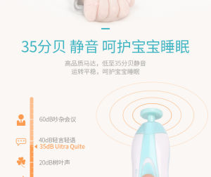6 in 1 Electric Nail Trimmer Baby Adult Nail Trimmer Pedicure & Manicure Baby Nail Clipper Nail Cutter