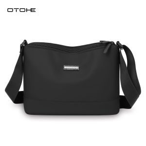 OTOHE Men Bags Fashion Shoulder Bag Cross Body Bag Leisure Messenger Bag Business Style Soft Leather Waterproof Lightweight Large Capacity Sling Bag Casual Bag Men Sport Street Travel Outdoor