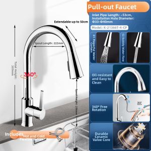 Kohler | Pull Out Hot & Cold Kitchen Faucet