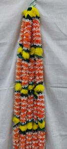 E0+18 ST88 Marigold Flower Wall Door Wedding Pelamin Decoration Thoran