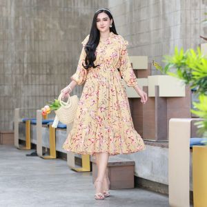 DRESS JENI JENI DREESS DRESS RAYON DIAMOND DRESS BAGUS DRESS KEKINIAN DRESS VIRAL