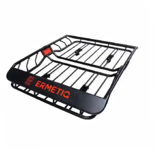 Universal New ERMETIQ 38"x50" Premium Black Roof Rack Cargo Carrier for Pickup-Truck SUV Sedan and Other Hybrid EV Cars "RACK ONLY" - High-Quality Exterior Accessory - KZL UNLIMITED
