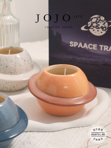 Creative Home Decor JOJOS L. PD.ZeroBig. Planet Cup Candle Gift Box Aromatherapy Candle Indoor Universal Couple Birthday
