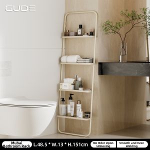 GUDE | Bathroom Wall-Mounted Towel Storage Shelf No-Drilling