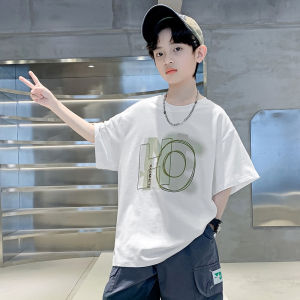 Áo Thun Cotton Tay Ngắn Cho Bé Trai Mùa Hè Thường Ngày Áo Thun Cotton Tay Lửng Thời Trang Cho Trẻ Em Trung Niên Và Lớn