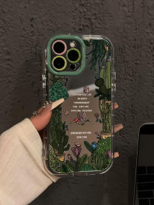 เคสโทรศัพท์แบบครอบเต็มสำหรับ Apple 17Promax 16Pro Mirror iPhone 14 13Pro 11 12 15Plus 17Air XR ป้องกันการตกหล่น ลายนกในธรรมชาติ