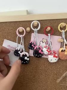 Cartoon Cute Multi Color Kiity Keychain Fun Girl Heart Bag Pendant Couples Best Friend Gift for Girlfriend