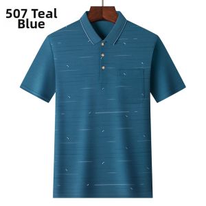 Cotton Short Sleeves Polo Shirt with Pocket