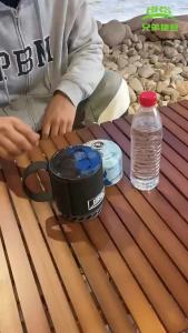 BRS | Bếp Gas Di Động BRS 61 Jet Boil Dùng Cho Cắm Trại Với Bộ Trao Đổi Nhiệt Đốt Nhanh Lò Đun Cà Phê Bếp Nấu Ngoài Trời