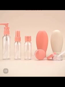 Bộ 11 Lọ Chiết Mỹ Phẩm Du Lịch Chống Rò Rỉ Tiện Dụng Kèm Túi Đựng 11 Món-HAUSE