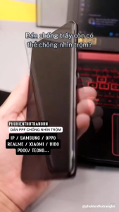 Miếng dán màn hình PPF 2 IN 1 Chống nhìn trộm - chống vân tay Dành Cho Redmi A7 A7 Pro Redmi A3X Redmi A5 Redmi 14C 15C Poco C61 C71