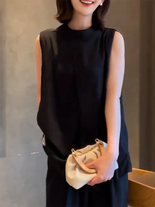 QINGNAER | Oversized Loose Fitting Sleeveless Tank Top for Women