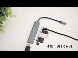 6/8 in 1 USB Hub cable organizersConverter Adaptor Type C to USB for Laptop Computer PC Macbook Ipad Windows and Mac OS Compatible Android