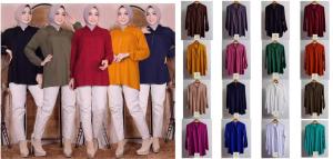 Atasan Wanita Jumbo Blouse Wanita Jumbo Atasan Bahan Katun Rayon Adem