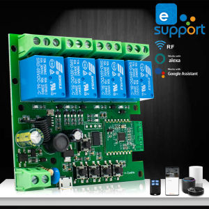 eWelink Smart Remote Control Wifi Switch Relay  12V 24V 220V Inching Interlock Self-lock Timer Home Automation Module For Alexa