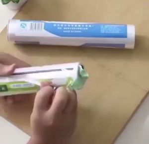 GO755 Kantong Plastik Roll Buah Sayur Telur Plastik Supermarket