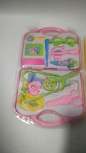 Children Doctor Nurse Pretend Play Set Portable Suitcase Medical Tool Mainan Budak Perempuan Toys for Girl Boy