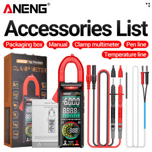 ANENG | Multimeter Clamp Meter Smart Digital DC/AC Current Reverse Screen Dual Screen Display Non-contact Detector Tools ANENG ST213