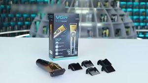 VGR | Tông Đơ Cắt Tóc Điện VGR 663 Máy Cắt Tóc Chuyên Nghiệp Chống Nước IPX6 Có Màn Hình LED Dành Cho Nam Giới - Lưỡi Dao Bằng Thép Không Gỉ Cắt Ướt/khô