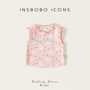 insbobo | Áo Dạ Nữ Mùa Hè Không Tay Kiểu Dáng Mới Viền Ren Cổ Tròn