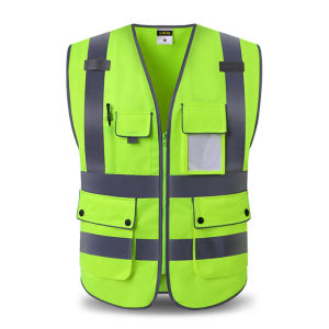 LIKAI | Reflective Safety Vest with Multiple Pockets