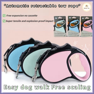Hoeny Pet 3M/5M Retractable Dog Leash Heavy Duty Telescopic Traction Rope Suitable for Cats and Dogs