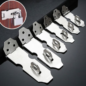 YESPERY Stainless Steel Door Hasps Anti Theft Hasp Staple Shed Latch Box Gift Suitcase Wood Cabinet Lever Clasp Durable Buckle
