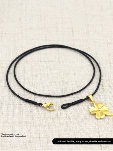 Premium Gold Pendant Hanging Cord for Necklace Handwoven Fine Lockbone for Kids Boys and Girls by Early Carpenter