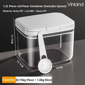 Vinland | Food-grade Sealed Flour Storage Bucket Anti-moisture