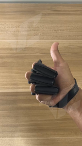 V Club Archery Black Widow 3-Finger Leather Tab Guard - Protective Gear For Traditional Archer - RH / LH Ambidextrous