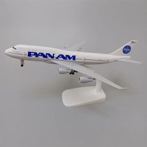 20cm Boeing 747 B747 PAN AM Diecast Airplane Model USA Air Pan American World Airways Alloy Metal Aircraft Plane w Wheels