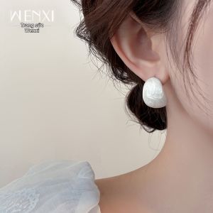 WENXI | Bông Tai Dòng Chảy Cát Trắng Sang Trọng