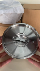 304 Stainless steel steaming bowl steamed egg soup bowl with lid soup cup household stewed egg cup