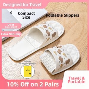 RUNROU | Foldable Travel Slipper Portable Anti-slip