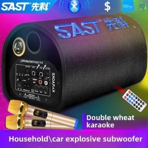 SAST Home K-Song Bluetooth Speaker Set Large Volume Integrated Bass Cannon Soundbox for Home Karaoke Singing Kit