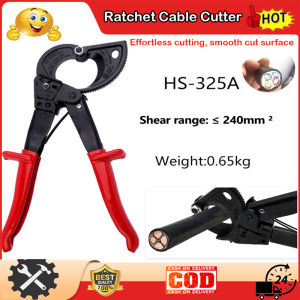 ⚡️Local Warehouse+In stock⚡Ratchet Cable Cutter Heavy Duty Wire Cutter For Aluminum Copper Cable Up To 240mm² Ratcheting Wire Cutting Hand Tool