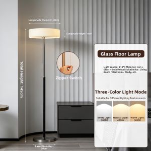 SHIGUANGSUIDAO | Vintage Minimalist Reading Floor Lamp
