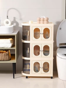 JJ.SG Plastic Childrens Snack Folding Storage Box Multi-Layer Baby Storage Rack With Wheels