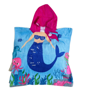 Pure Cotton Cartoon Children's Robe Towel Hat: A Soft & Absorbent Choice