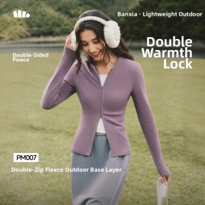 Beneunder | Double Zipper Fleece Sweater Cardigan