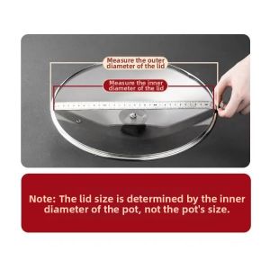 TEKANAI | Tempered Glass Universal Cookware Lid 12-40cm
