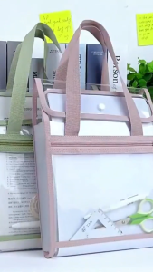 13-Layer Handle Folder Bag A4 File Folders Vertical A4 File Organizer with Handle A4 Expanding Waterproof File Folders with Portable 13 Pockets Large Storage A4 Letter Size Document Folder for Student Business Travel