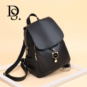 DOSRFINI Luxury Leather Double Shoulder Bag Womens 2025 New Commuter Travel Lightweight Versatile Backpack Ladies