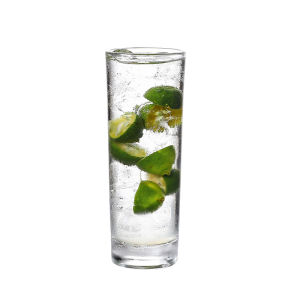 Japanese Style Highball Glass Straight Body Collins Cup Cocktail Glass Wave Glass Long Island Iced Tea Glass Drinking Glass