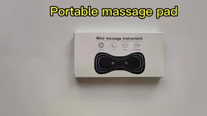 Rechargeable Mini Electric Neck Massager EMS Cervical Shoulder Body Massager Muscle Pain Relief