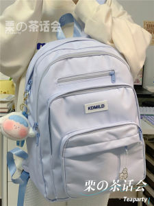 Tea Party Minimalist Easiest for Match Ins Backpack Female Large Capacity High School Student Juniors Schoolbag Computer Backpack Male