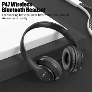 TWS Wireless Bluetooth 5.3 Headphones Over Ear HIFI Stereo Headsets Noise Reduction Sports Gaming Earphone Music Player With Mic