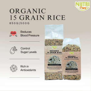 Nutri Pure Organic 15 Grain Rice 850g