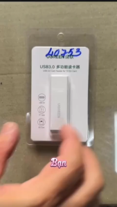 Đầu Đọc Thẻ Nhớ SD/TF USB 3.0 ( 40752 40753 ) Ugreen Chính Hãng