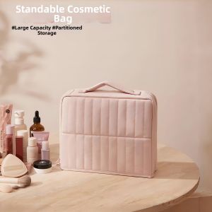 Portable Multicompartment Cosmetics Organizer